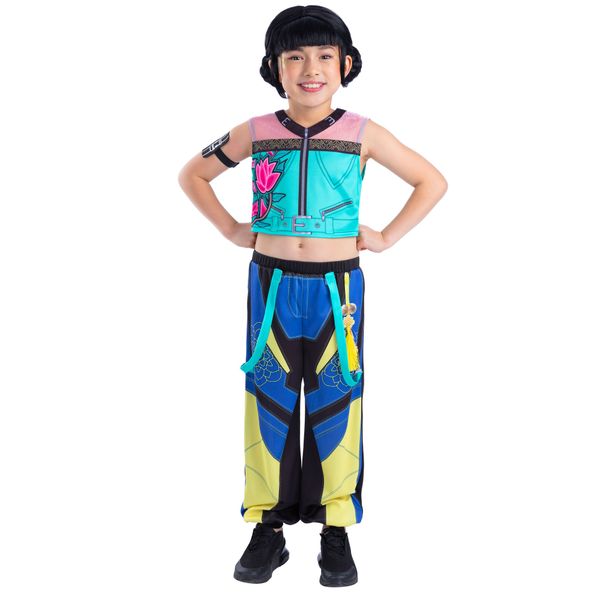 Rubies costume ufficiale netflix kpop demon hunters zoey classic per bambini, tg. 3/4 anni - KPOP DEMON HUNTERS