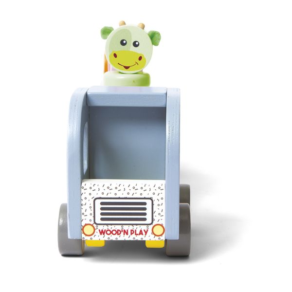 Camion con animali da impilare - WOOD 'N' PLAY