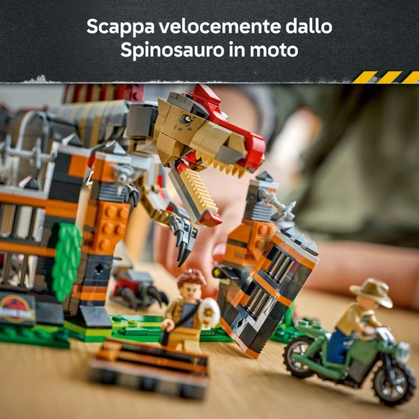 Lego jurassic world fuga dal dinosauro spinosauro - 77982 - Jurassic World, LEGO JURASSIC WORLD
