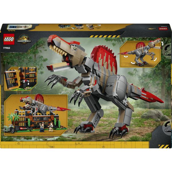Lego jurassic world fuga dal dinosauro spinosauro - 77982 - Jurassic World, LEGO JURASSIC WORLD