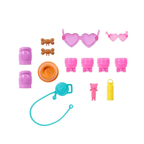 Barbie & cucciolo sui pattini, bambola e accessori - Barbie