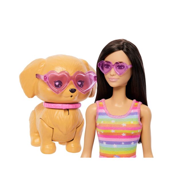 Barbie & cucciolo sui pattini, bambola e accessori - Barbie