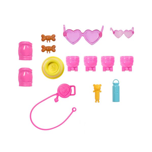 Barbie & cucciolo sui pattini, bambola e accessori - Barbie
