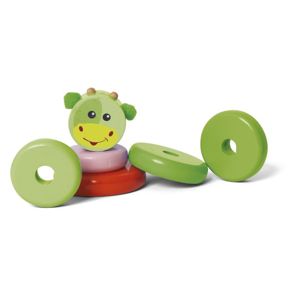 Camion con animali da impilare - WOOD 'N' PLAY