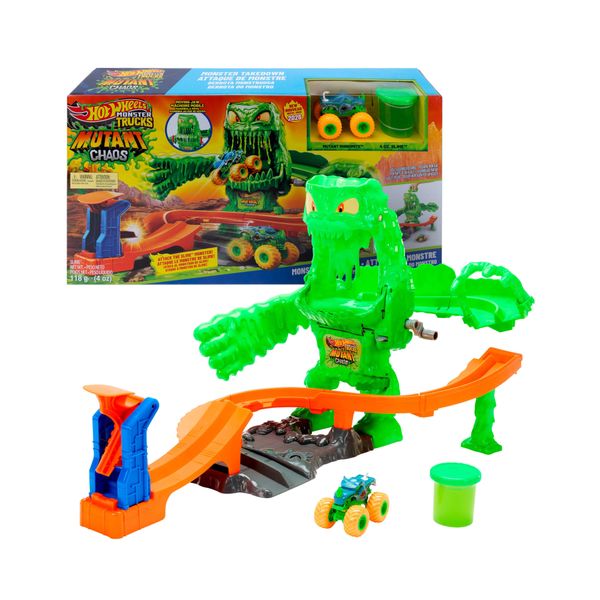 Hot wheels monster trucks mutant chaos monster takedown - Hot Wheels