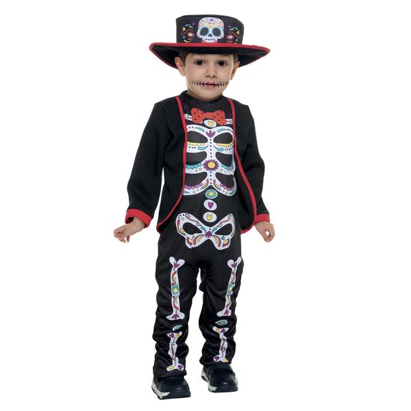 Costume travestimento halloween nino catrin baby 1/2 anni - CARNAVAL QUEEN