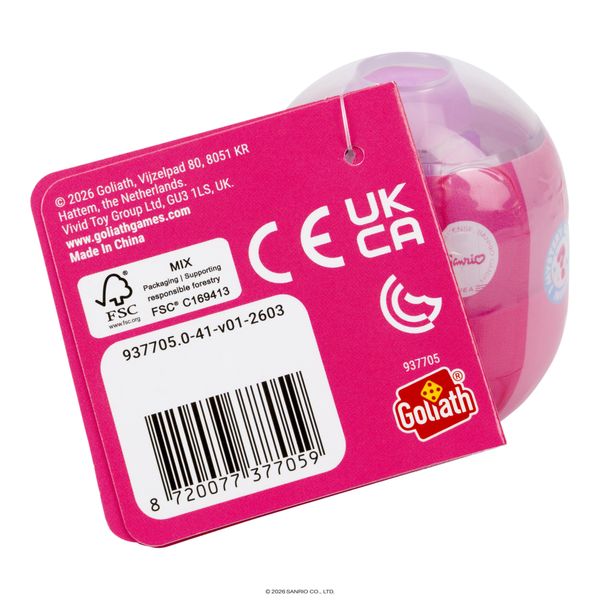 Clickeez hello kitty & friends – confezione da 1 personaggio, portachiavi, fidget asmr, collezionabili, da 6 anni - CLICKEEZ, Hello Kitty
