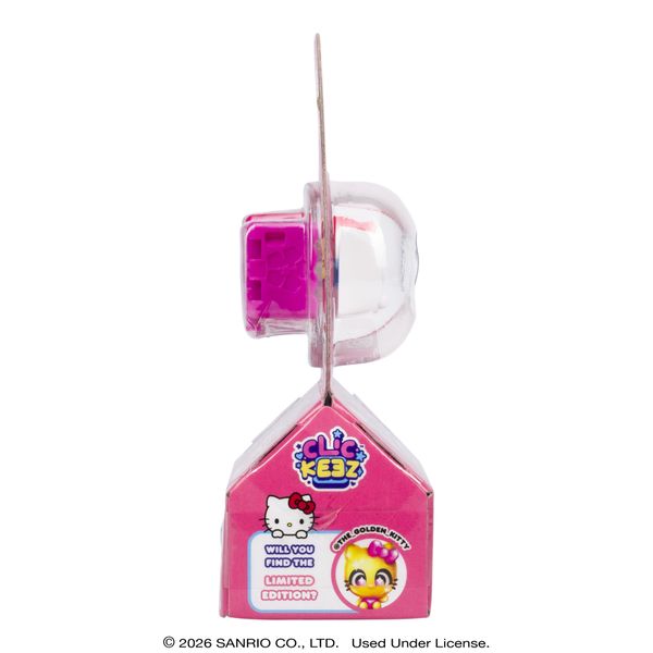Clickeez hello kitty & friends – confezione da 3 personaggi, portachiavi, fidget asmr, collezionabili, da 6 anni - CLICKEEZ, Hello Kitty