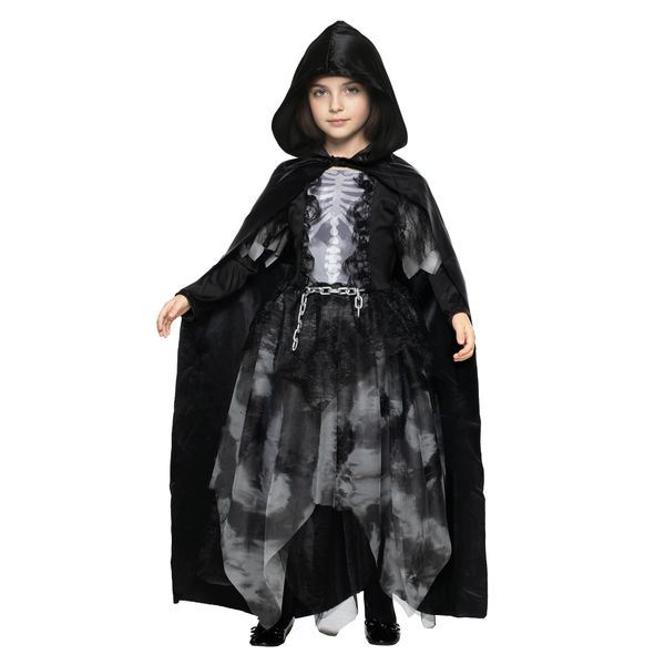 Costume travestimento halloween principessa delle ombre bambina - CARNAVAL QUEEN