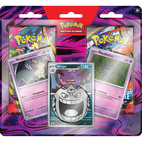Pokémon blister 2 buste gengar, marshadow e mimikyu - POKEMON