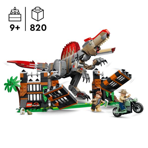 Lego jurassic world fuga dal dinosauro spinosauro - 77982 - Jurassic World, LEGO JURASSIC WORLD