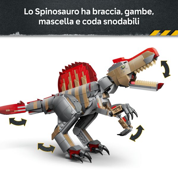 Lego jurassic world fuga dal dinosauro spinosauro - 77982 - Jurassic World, LEGO JURASSIC WORLD