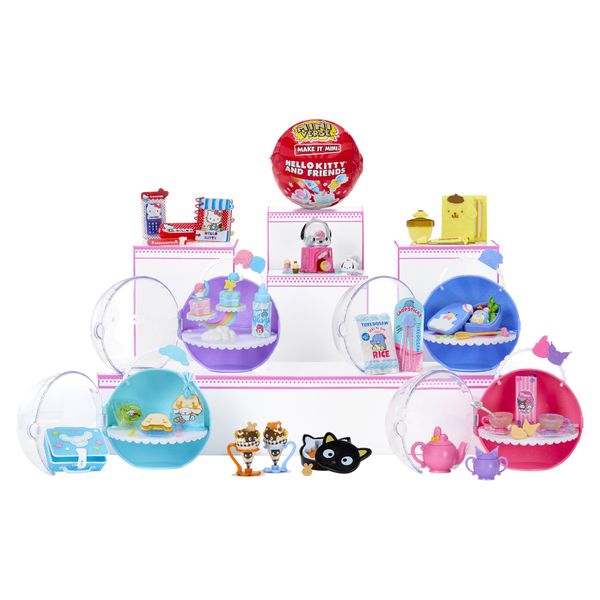 Mga’s miniverse make it mini hello kitty and friends serie 4 - assortito - MINIVERSE MGA