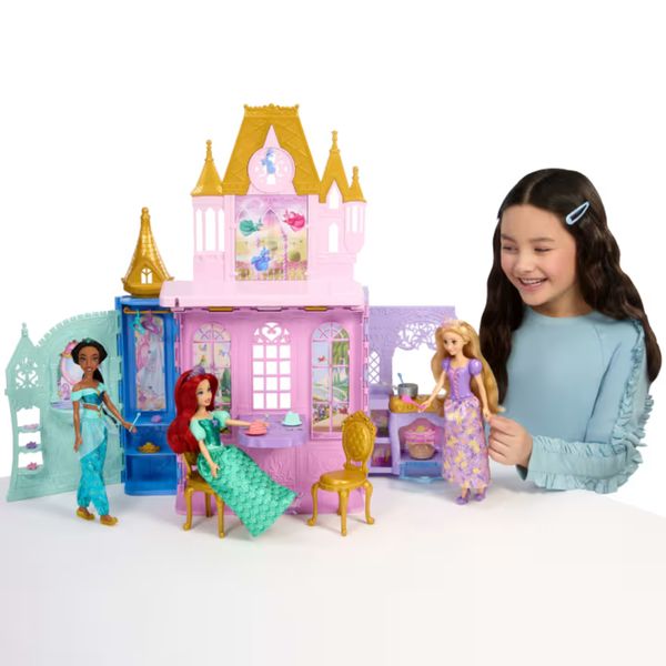 Disney princess bambola rapunzel e castello close & carry - DISNEY PRINCESS