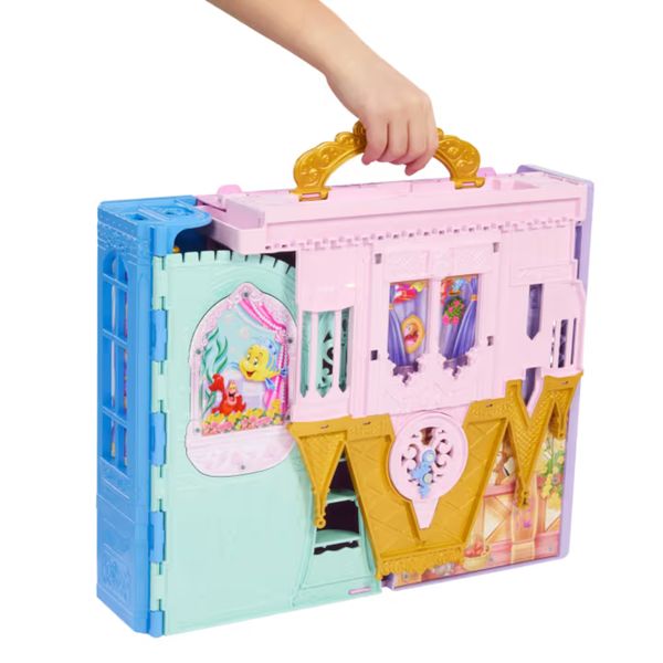 Disney princess bambola rapunzel e castello close & carry - DISNEY PRINCESS