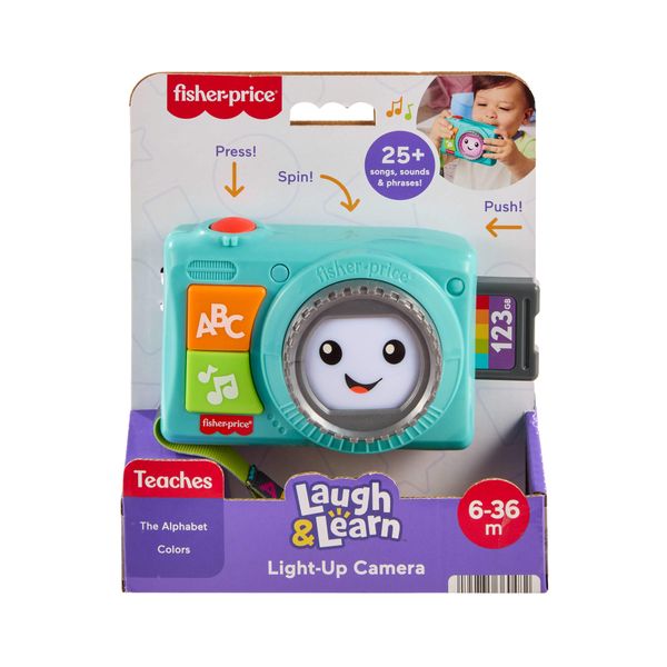 Fisher-price ridi e impara  fotocamera luminosa - FISHER PRICE, FISHER-PRICE