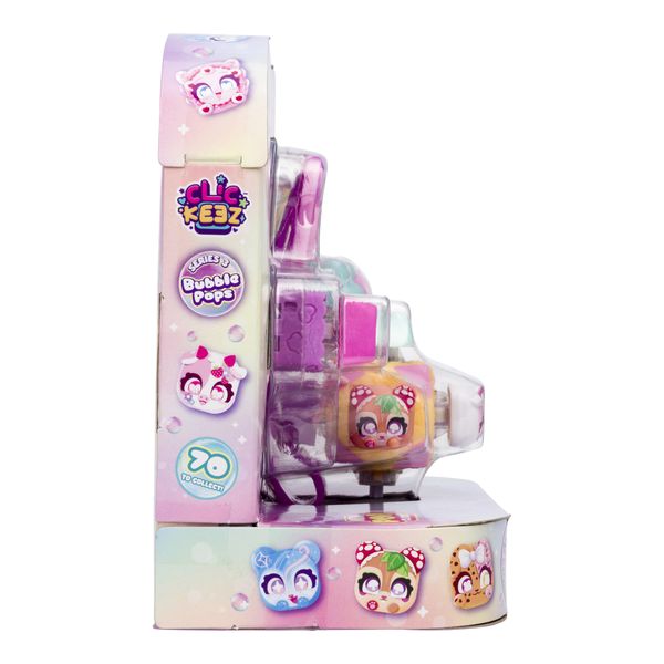 Clickeez bubble pops serie 3 - deluxe keychain portachiavi kawaii | clickeez collezionabili con effetto pop, personaggi da collezionare, da 6 anni - CLICKEEZ
