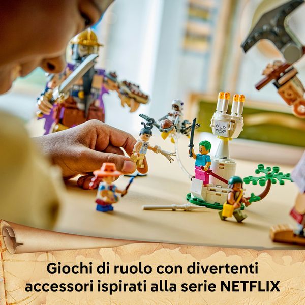 Lego one piece dori contro brogi – giganti di little garden - 75644 - ONE PIECE, LEGO