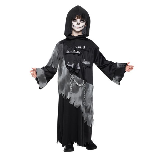 Costume travestimento halloween reaper skull bambino - CARNAVAL QUEEN