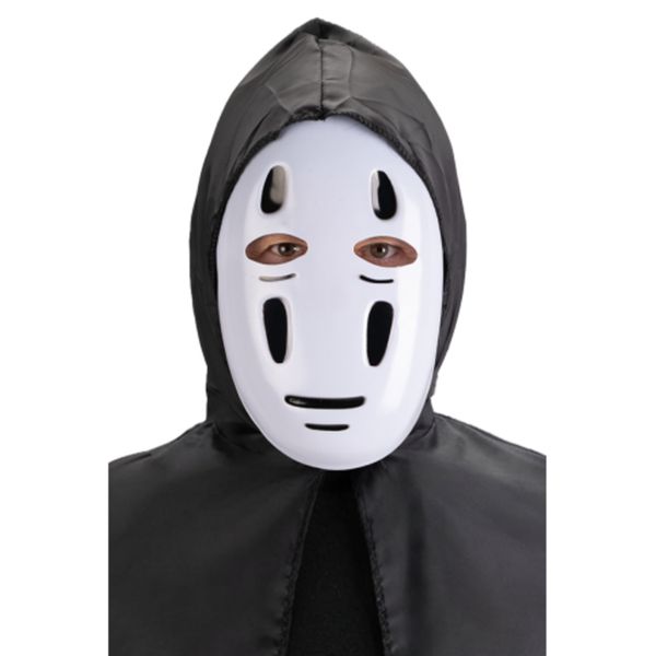 Maschera spirito senza volto in plastica con cavallotto - CARNIVAL TOYS