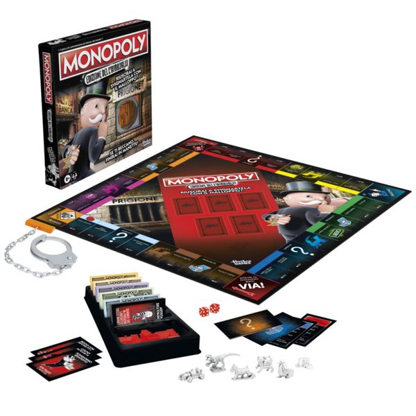 Gioco da tavolo monopoly edizione dell'imbroglio: gioco da tavolo, giochi divertenti per famiglie, bambini e bambine, adolescenti e adulti, 8 anni+ - MONOPOLY