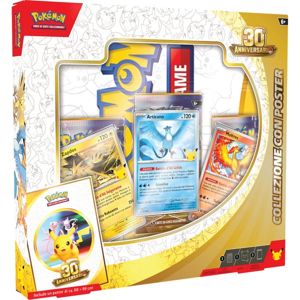 Pokémon 30° anniversario - collezione con poster - POKEMON