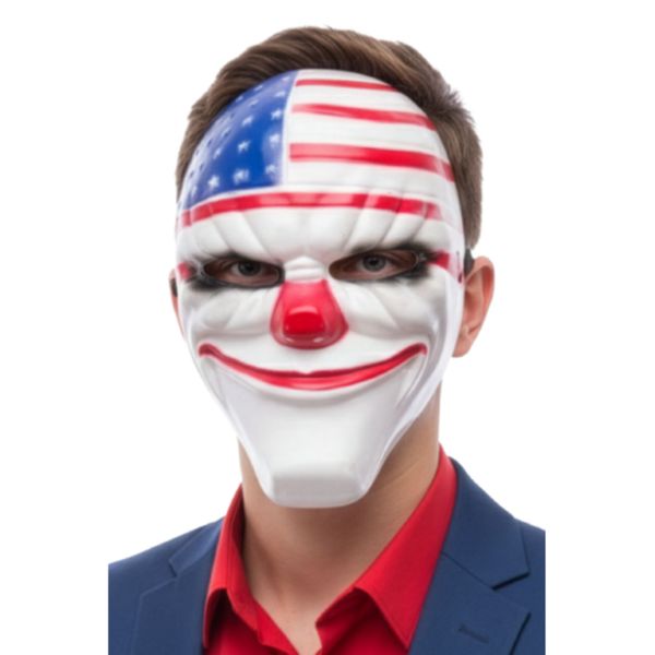 Maschera states in plastica su cartoncino - CARNIVAL TOYS
