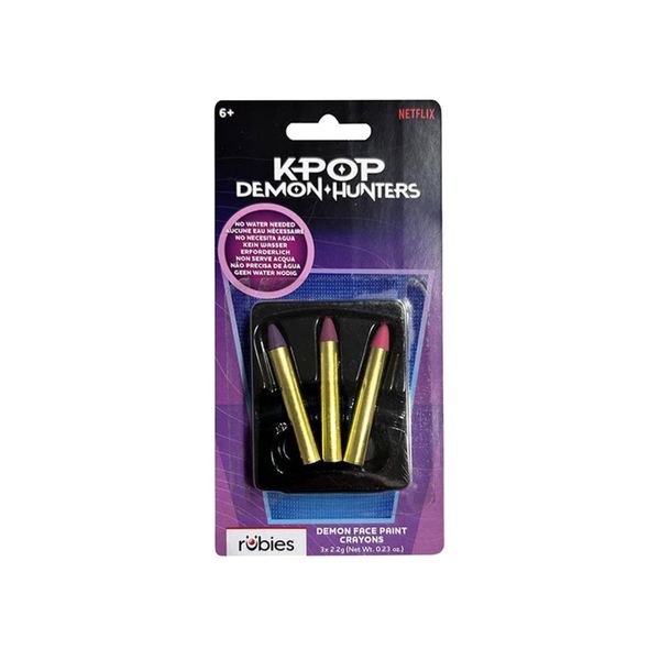 Rubies netflix - blister 3 colori trucco kpop demon hunters - KPOP DEMON HUNTERS