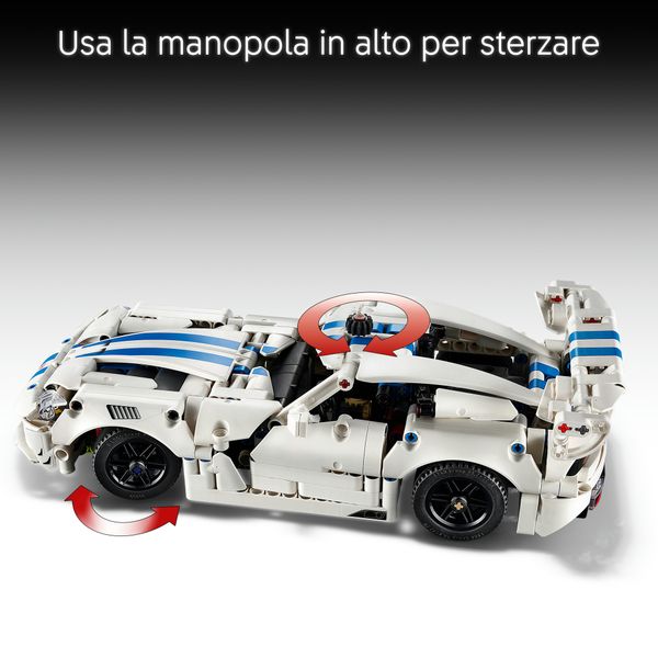 Lego technic auto sportiva dodge viper gts-r - 42234 - LEGO TECHNIC