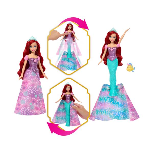 Disney princess bambola ariel magica sirena - DISNEY PRINCESS