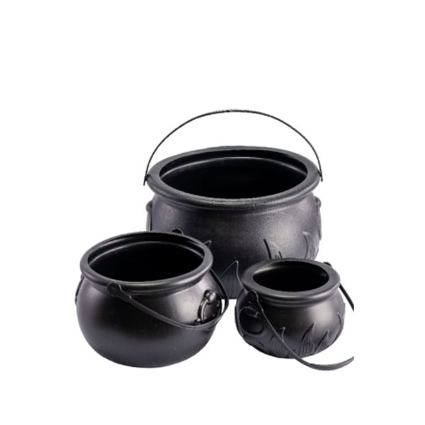 Set 3 pentolacce impilabili diam.cm.14/19,5/24 ca.in plastica con cartellino/etichetta - CARNIVAL TOYS