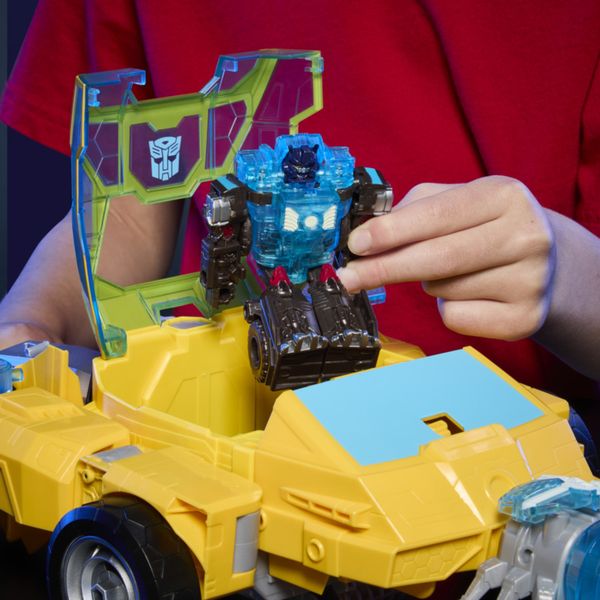Transformers giocattoli cyberworld bumblebee power spark energon surge, luci e suoni, 6+ - TRANSFORMER