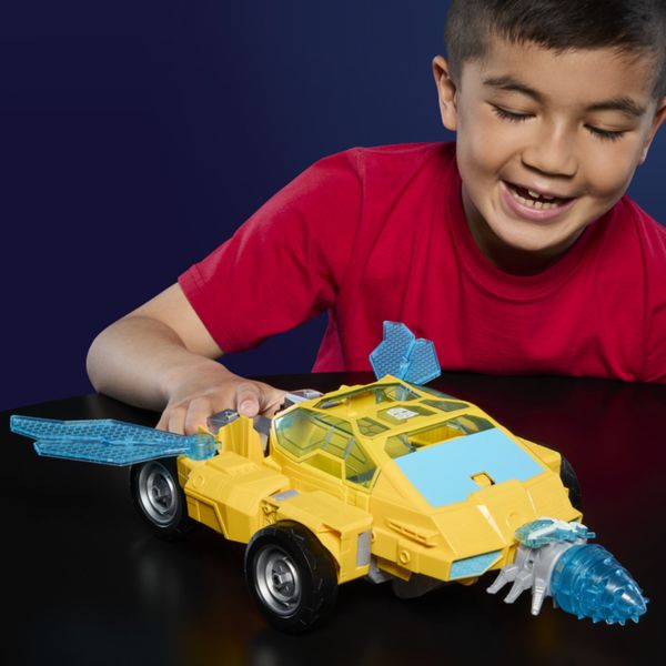 Transformers giocattoli cyberworld bumblebee power spark energon surge, luci e suoni, 6+ - TRANSFORMER