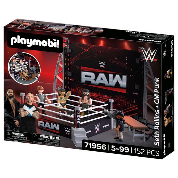 71956 playmobil x wwe® raw ring collectors set - PLAYMOBIL : WWE