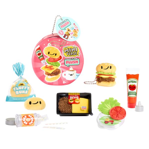 Mga’s miniverse make it mini plush peluche fai da te - assortito - MINIVERSE MGA