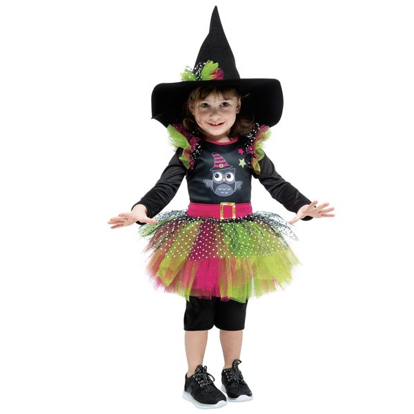 Costume travestimento halloween baby witch – streghetta - CARNAVAL QUEEN