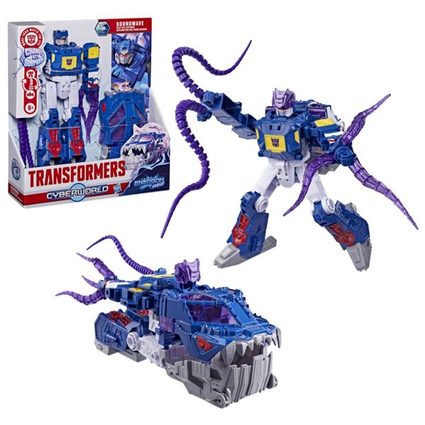 Transformers cyberworld, energon surge, soundwave esploratore degli abissi - TRANSFORMER