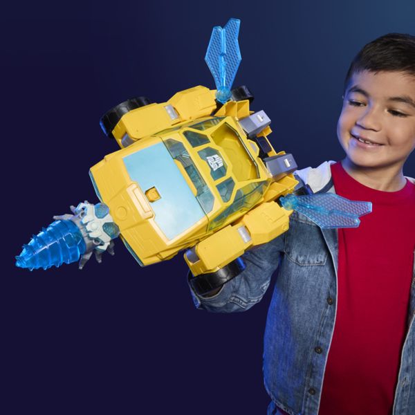 Transformers giocattoli cyberworld bumblebee power spark energon surge, luci e suoni, 6+ - TRANSFORMER