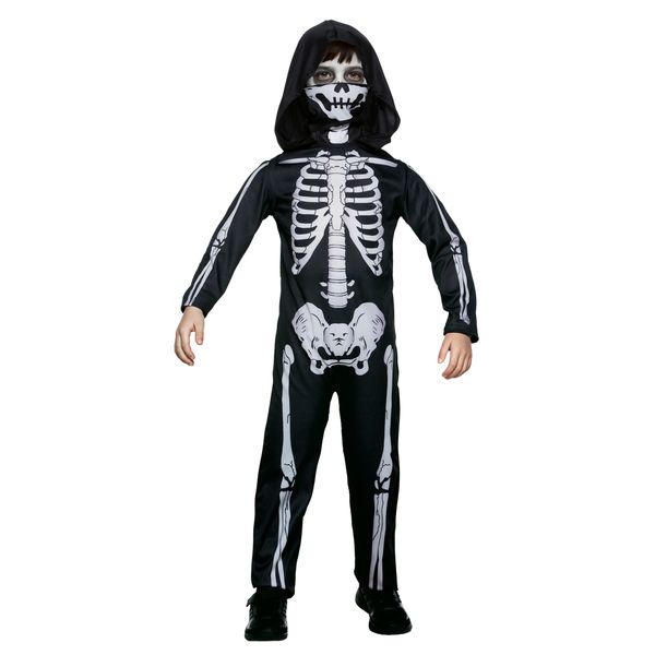 Costume travestimento halloween scheletro bambino - CARNAVAL QUEEN