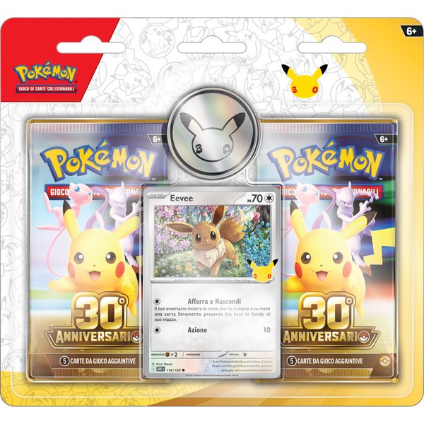 Pokémon 30° anniversario - blister 2 buste - POKEMON