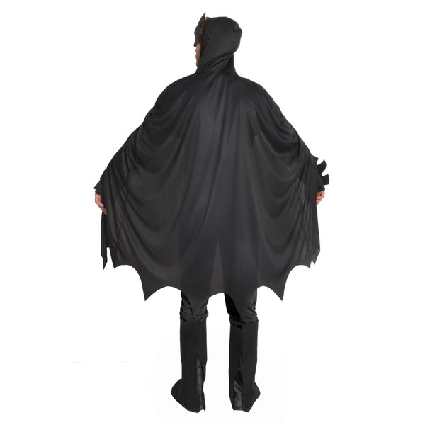 Costume batman muscoloso adulto con mantello e maschera - BATMAN