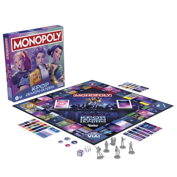 Monopoly: kpop demon hunters, gioco da tavolo in edizione speciale - KPOP DEMON HUNTERS, MONOPOLY