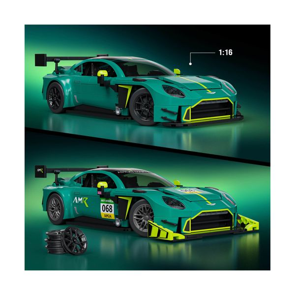 Mattel brick shop hot wheels '24 aston martin vantage gt3 - BRICK SHOP, MATTEL