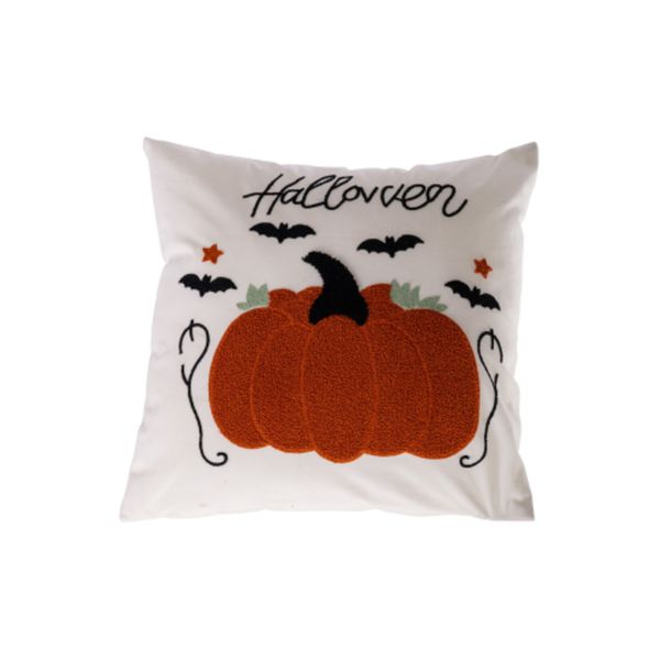 Copricuscino in tessuto zucca halloween h.cm.45x45 ca. in busta con cavallotto - CARNIVAL TOYS