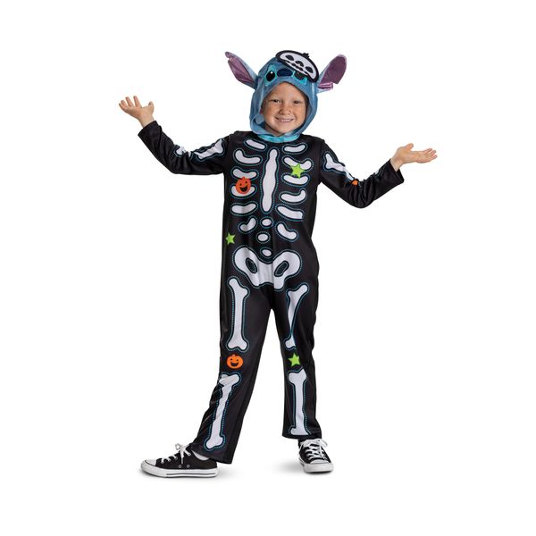 Costume di stitch skeleton per bambini piccoli - 18/24 mesi - Disney