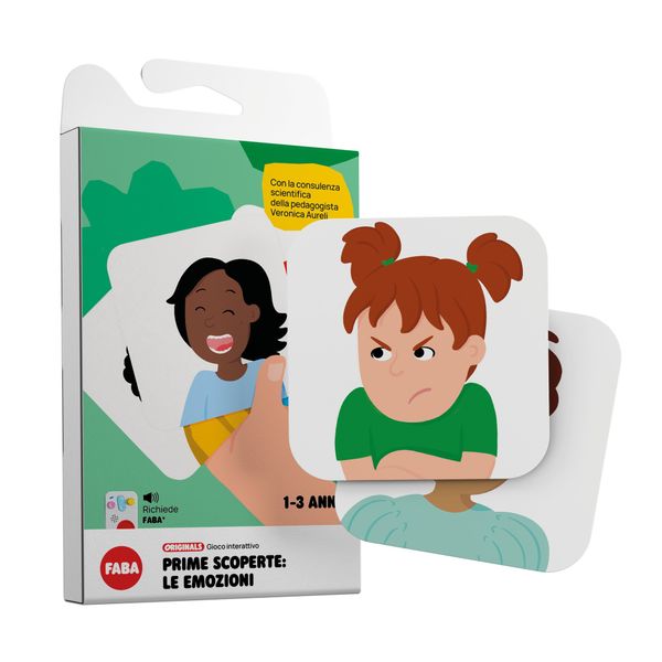 Gioco prime scoperte faba - le emozioni - età 1-3 anni - FABA