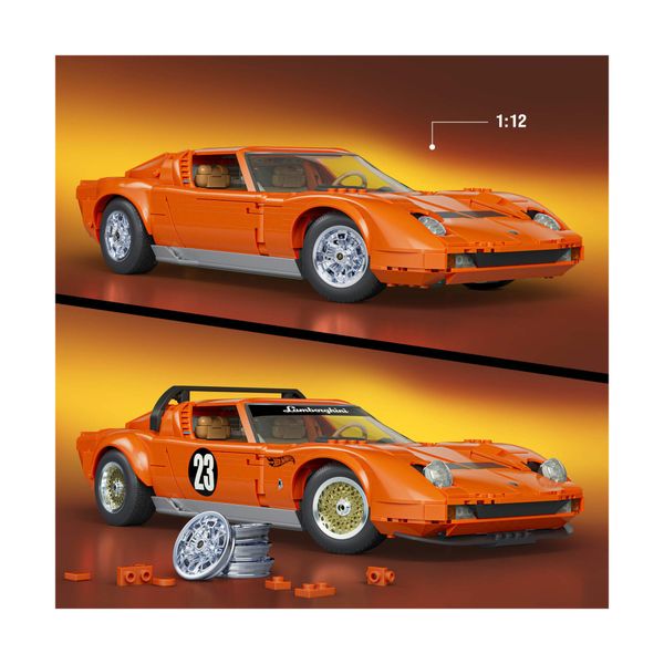 Mattel brick shop hot wheels '71 lamborghini miura p400 sv - BRICK SHOP, MATTEL