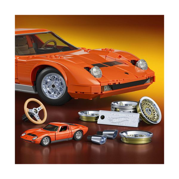 Mattel brick shop hot wheels '71 lamborghini miura p400 sv - BRICK SHOP, MATTEL