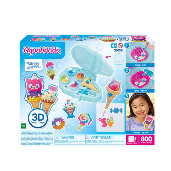 Aquabeads - ice cream party craft studio - AQUABEADS, SYLVANIAN FAMILY