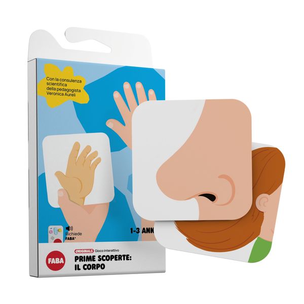 Gioco prime scoperte faba - il corpo umano - età 1-3 anni - FABA